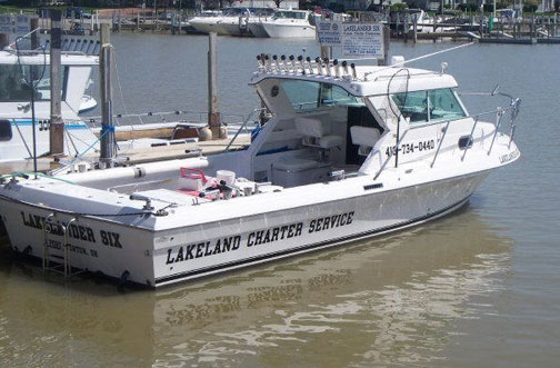 The Lakelander 6 a lake erie fishing charter boat
